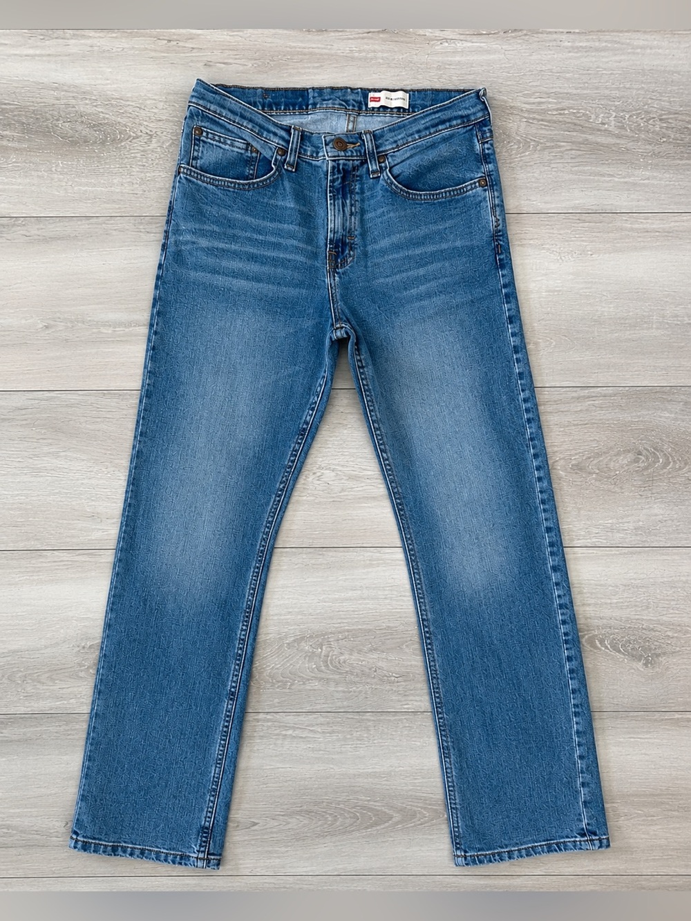 Wrangler Jeans 29x30 Blue Slim Straight Medium Wash